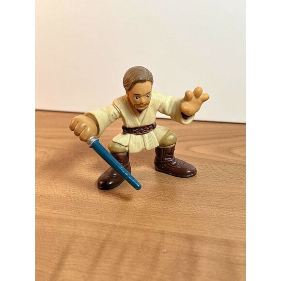 Galactic Heroes Obi-Wan Kenobi Toy Figurine Star Wars Revenge of Sith 2” 2004 - Picture 1 of 6